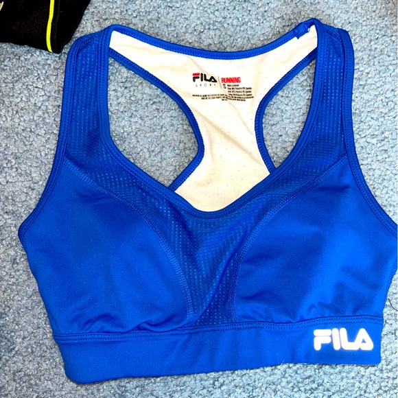 Fila Other - Royal Blue Fila Sports Bra- size small